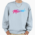 Miami Script Sweatshirt - Custom Art Print Men Women - T-Shirt, Sweatshirt, Hoodie