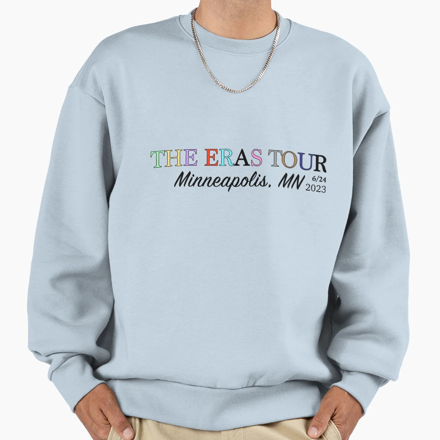 Minneapolis Eras Tour Night Two Sweatshirt - Minimalist Print for Adults - T-Shirt, Sweatshirt, Hoodie