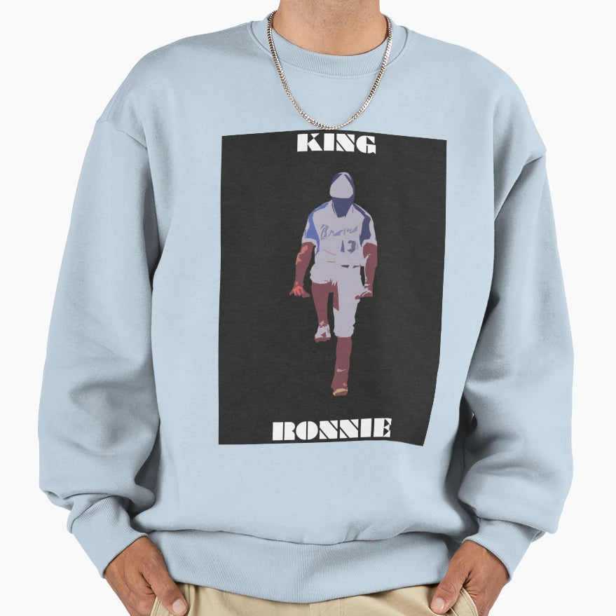 King Ronnie Tri Blend Sweatshirt - Streetwear Style for Adults - T-Shirt, Sweatshirt, Hoodie