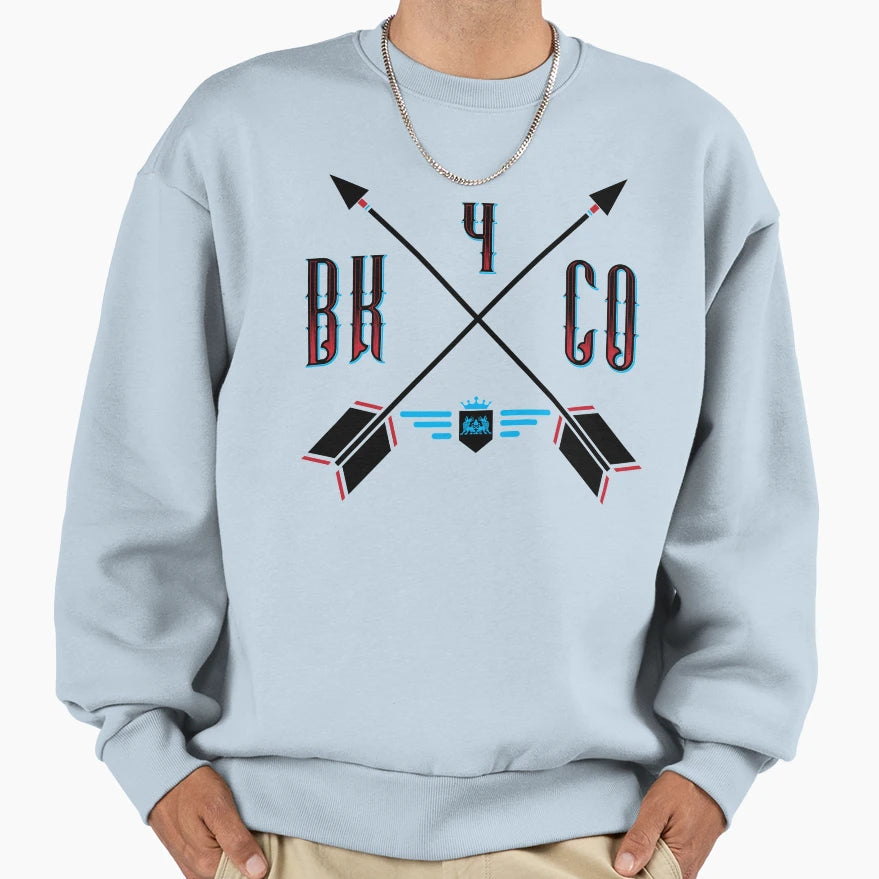 4Bkco Arrow Sweatshirt - Minimalist Print Men Women - T-Shirt, Sweatshirt, Hoodie