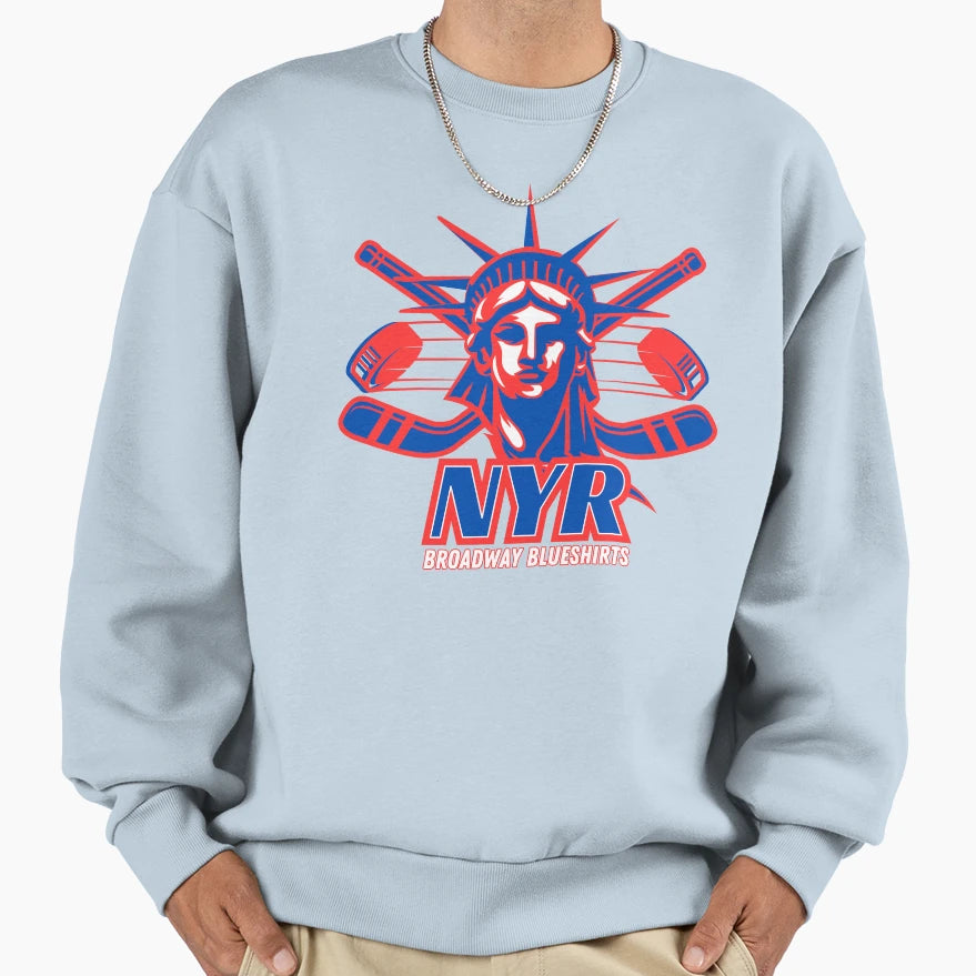 Ny Broadway Blueshirts T-Shirt - Minimalist Print Unisex - T-Shirt, Sweatshirt, Hoodie