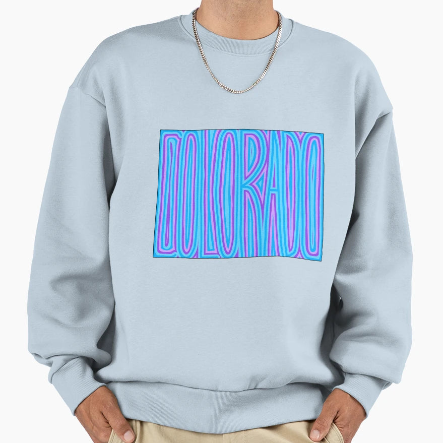 Colorado Sweatshirt - Trendy Graphic for Adults - T-Shirt, Sweatshirt, Hoodie