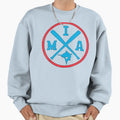 Miami Baseball Emblem Fl Team Sweatshirt - Trendy Graphic Unisex - T-Shirt, Sweatshirt, Hoodie