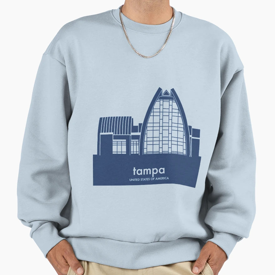 Iconic Tampa Sweatshirt - Graphic Print Unisex - T-Shirt, Sweatshirt, Hoodie