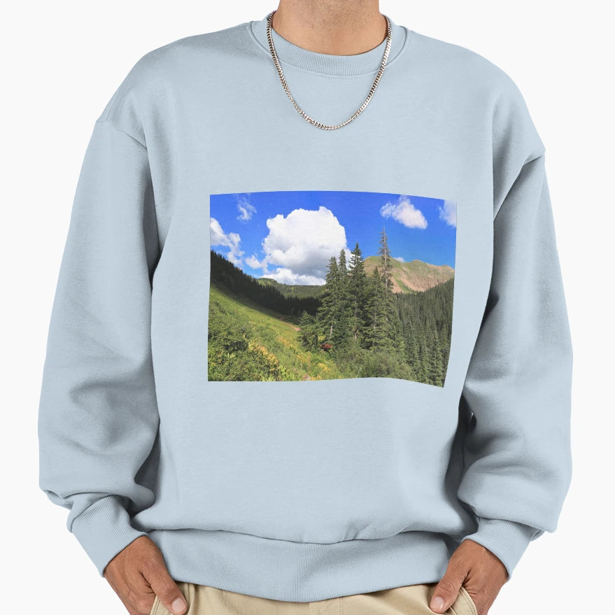 Views Towards Kennebec Pass Sweatshirt - Streetwear Style Men Women - T-Shirt, Sweatshirt, Hoodie