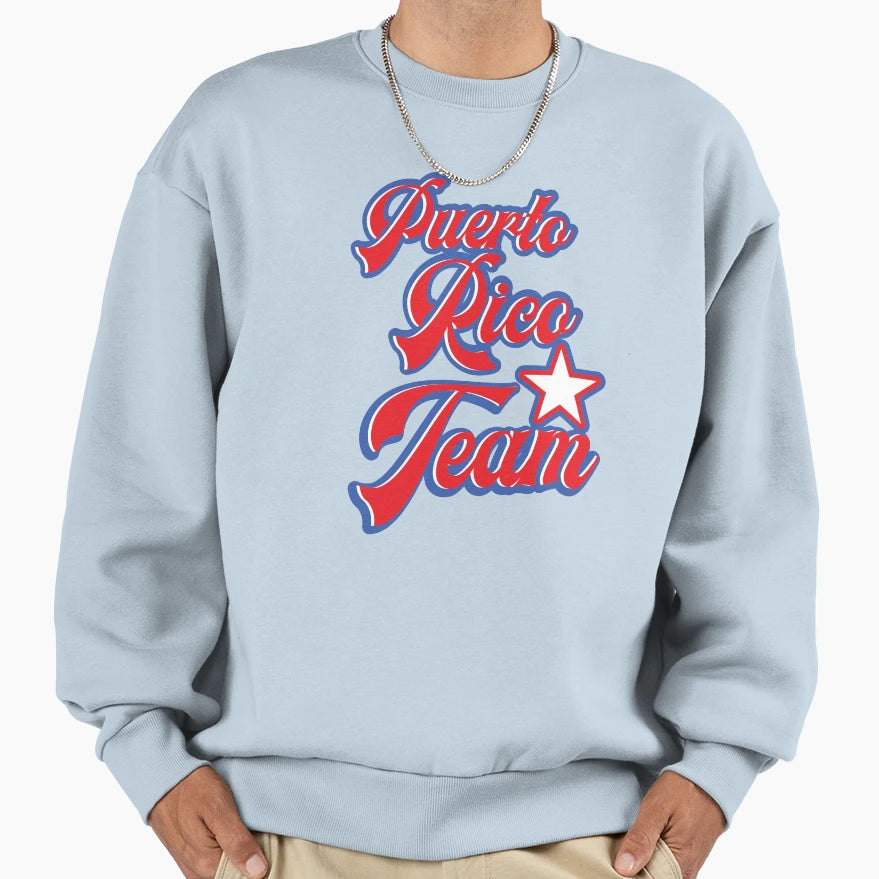 Puerto Rico Team Sweatshirt - Casual Everyday Wear Men Women - T-Shirt, Sweatshirt, Hoodie