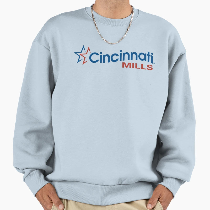Cincinnati Mills Mall Logo Sweatshirt - Unique Graphic Unisex - T-Shirt, Sweatshirt, Hoodie
