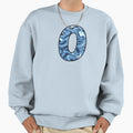 0 Zero Blue Marble Alphabet Letter Sweatshirt - Custom Art Print Unisex - T-Shirt, Sweatshirt, Hoodie