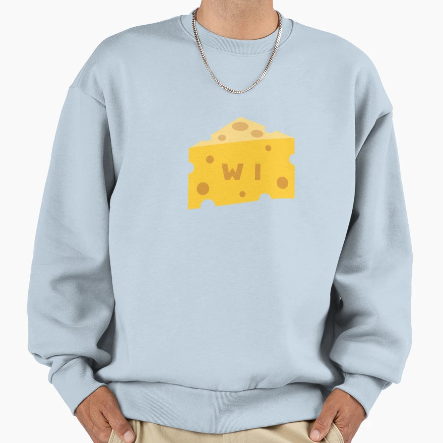 Wisconsin Cheese Sweatshirt - Trendy Graphic for Adults - T-Shirt, Sweatshirt, Hoodie