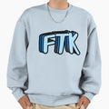 Ftk Blue Sweatshirt - Aesthetic Graphic Men Women - T-Shirt, Sweatshirt, Hoodie