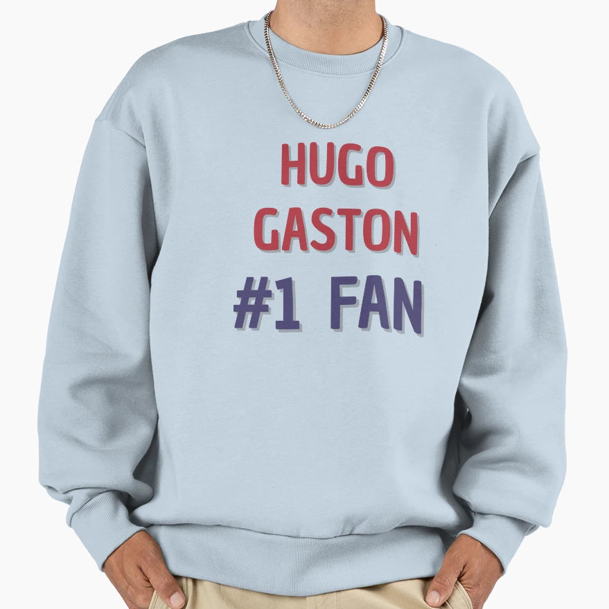 Hugo Gaston 1 Fan Sweatshirt - Minimalist Print Unisex - T-Shirt, Sweatshirt, Hoodie