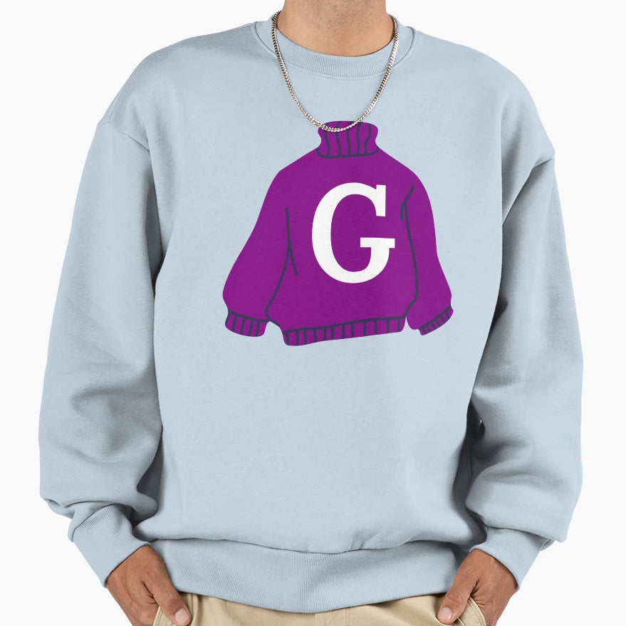 Letter Sweatshirt - Trendy Graphic Unisex - T-Shirt, Sweatshirt, Hoodie