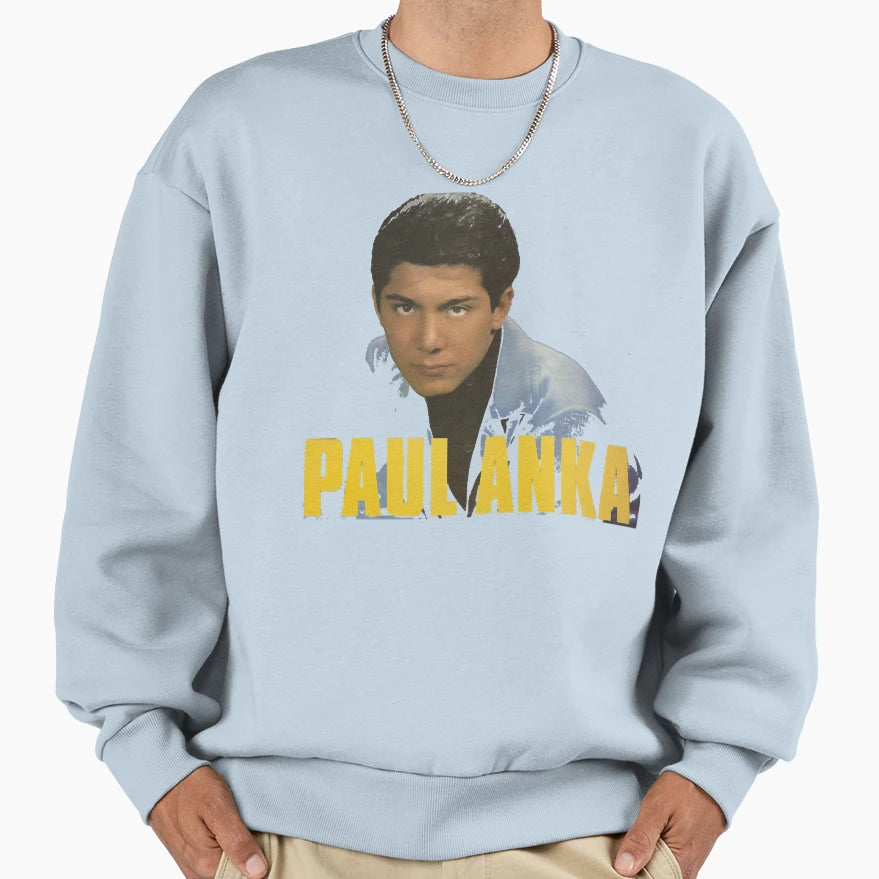 Funny Gifts Paul Anka Relaxed Fit Sweatshirt - Graphic Print Men Women - T-Shirt, Sweatshirt, Hoodie
