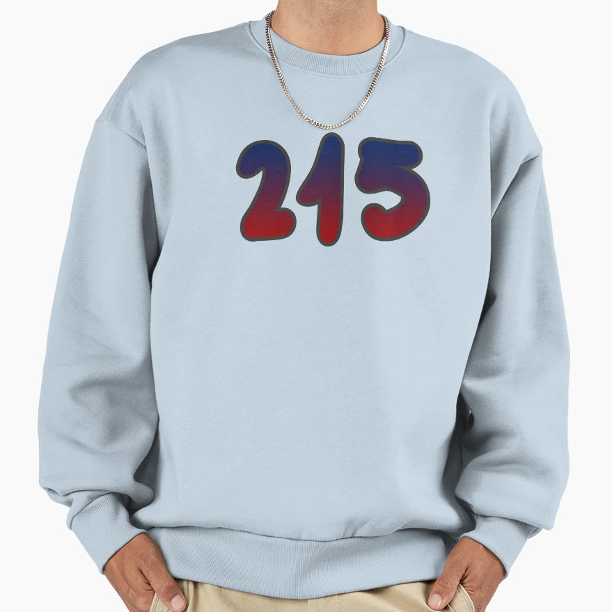 215 Area Code Upenn Sweatshirt - Streetwear Style Unisex - T-Shirt, Sweatshirt, Hoodie