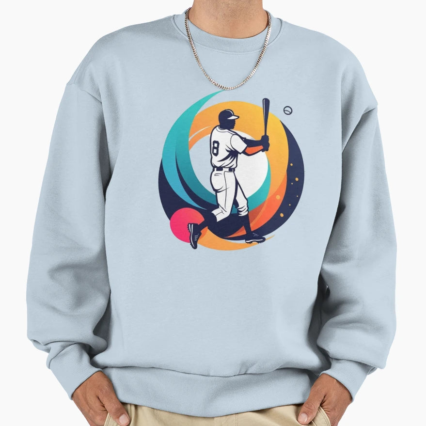 Home Run Vibes Sweatshirt - Graphic Print Men Women - T-Shirt, Sweatshirt, Hoodie