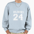 Bilinski 24 Front Sweatshirt - Aesthetic Graphic Men Women - T-Shirt, Sweatshirt, Hoodie