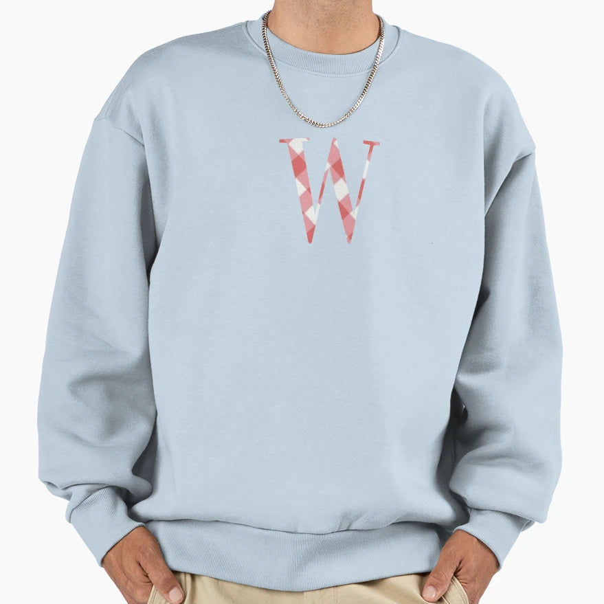 Gingham W Sweatshirt - Aesthetic Graphic Unisex - T-Shirt, Sweatshirt, Hoodie