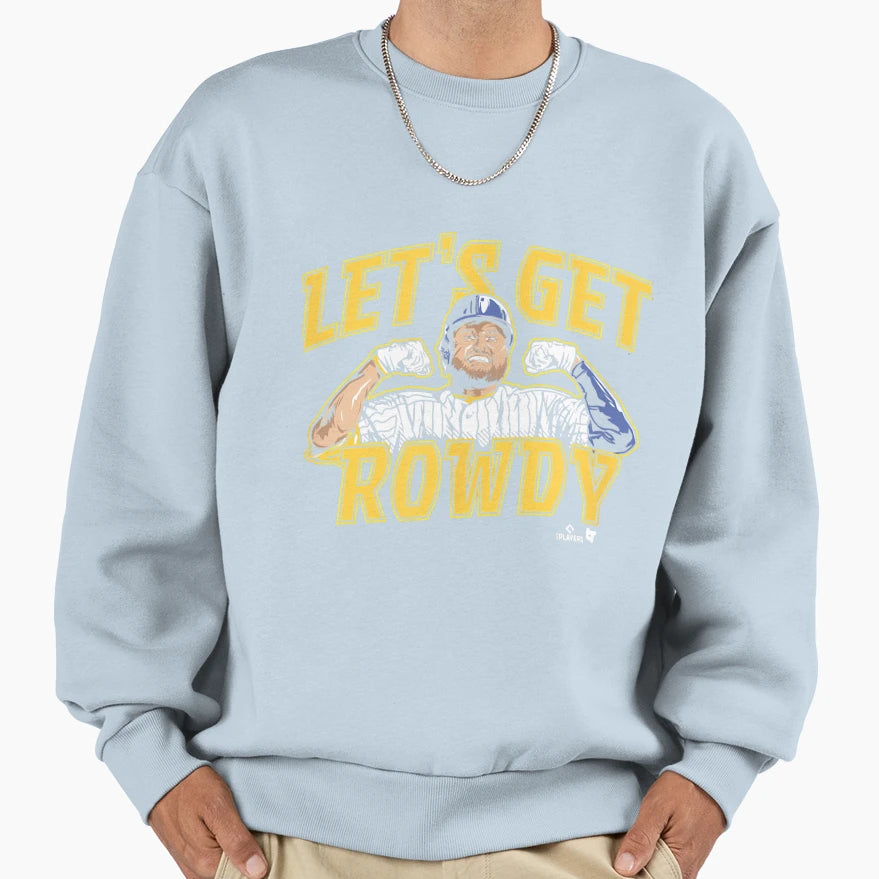Officially Licensed R O W D Y Sweatshirt - Fun Novelty Design for Adults - T-Shirt, Sweatshirt, Hoodie