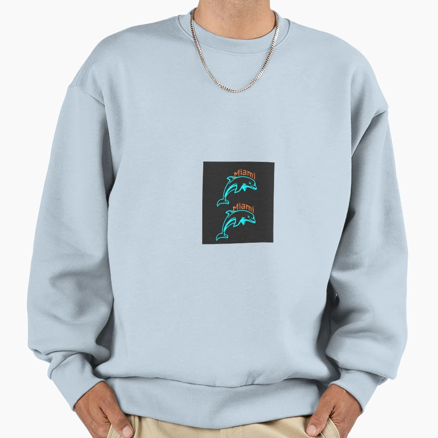 Dolphans Sweatshirt - Custom Art Print Unisex - T-Shirt, Sweatshirt, Hoodie