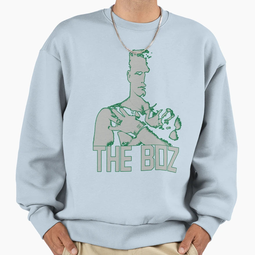 Boz Seattle Colors Sweatshirt - Minimalist Print for Adults - T-Shirt, Sweatshirt, Hoodie