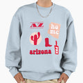 Red Watercolor Arizona Us State Pack Sweatshirt - Streetwear Style Unisex - T-Shirt, Sweatshirt, Hoodie