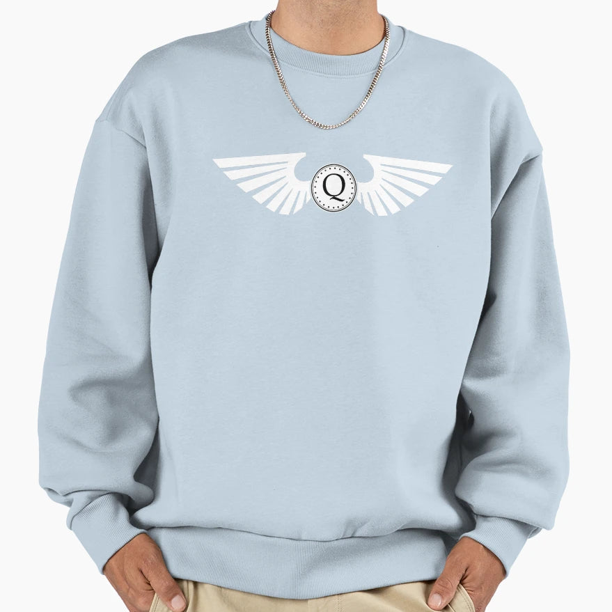 Dqvo Aquila White No Text Sweatshirt - Custom Art Print for Adults - T-Shirt, Sweatshirt, Hoodie