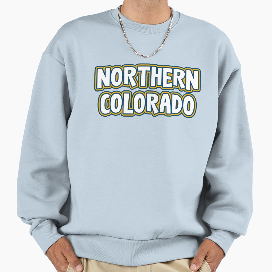 University Northern Colorado Sweatshirt - Graphic Print Unisex - T-Shirt, Sweatshirt, Hoodie