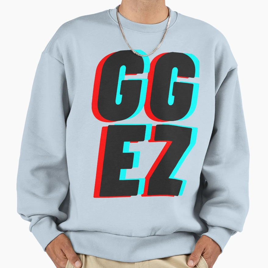 Gamer Shirts Video Game Shirts Gg Ez T-Shirt - Graphic Print for Adults - T-Shirt, Sweatshirt, Hoodie