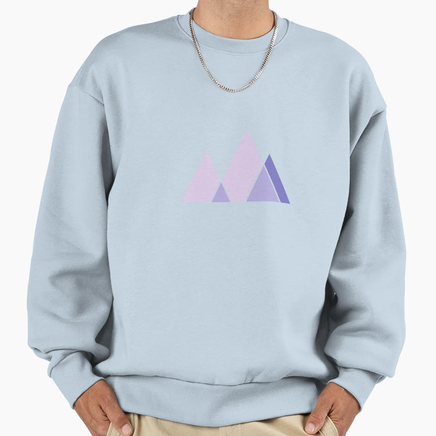 Abstract Mountains Sweatshirt - Casual Everyday Wear for Adults - T-Shirt, Sweatshirt, Hoodie