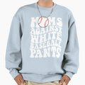 Moms Against White Baseball Sweatshirt - Fun Novelty Design Men Women - T-Shirt, Sweatshirt, Hoodie