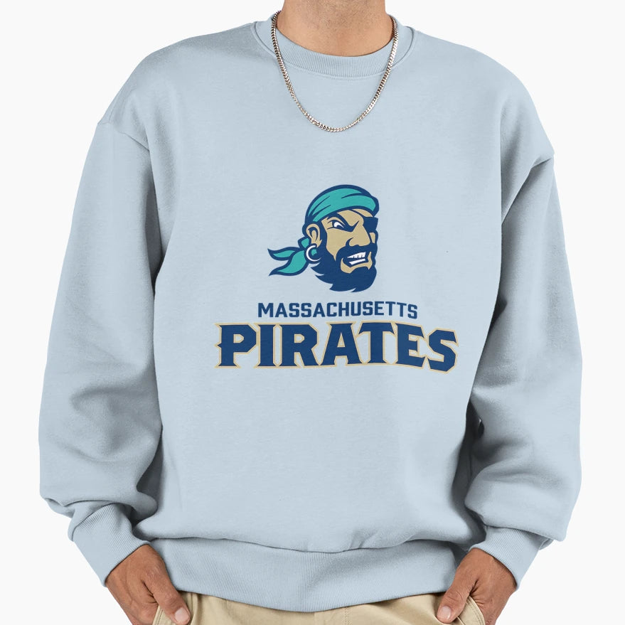 Massachusetts Pirates Sweatshirt - Custom Art Print for Adults - T-Shirt, Sweatshirt, Hoodie
