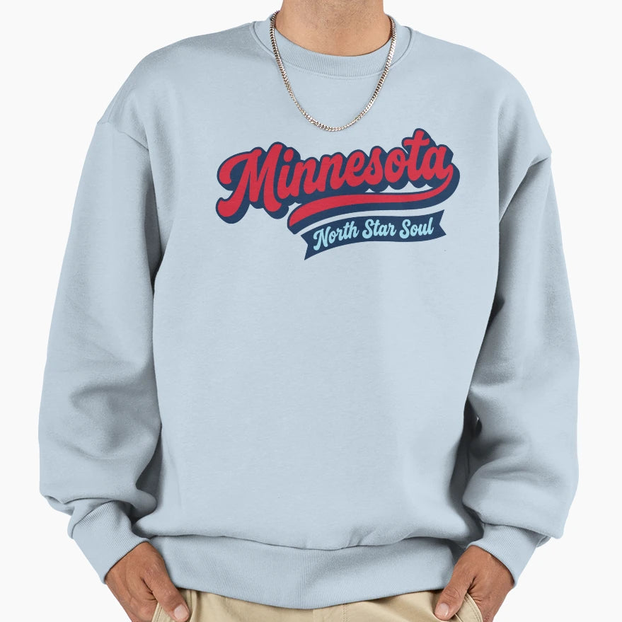 Minnesota North Star Soul State Pride Sweatshirt - Unique Graphic Unisex - T-Shirt, Sweatshirt, Hoodie