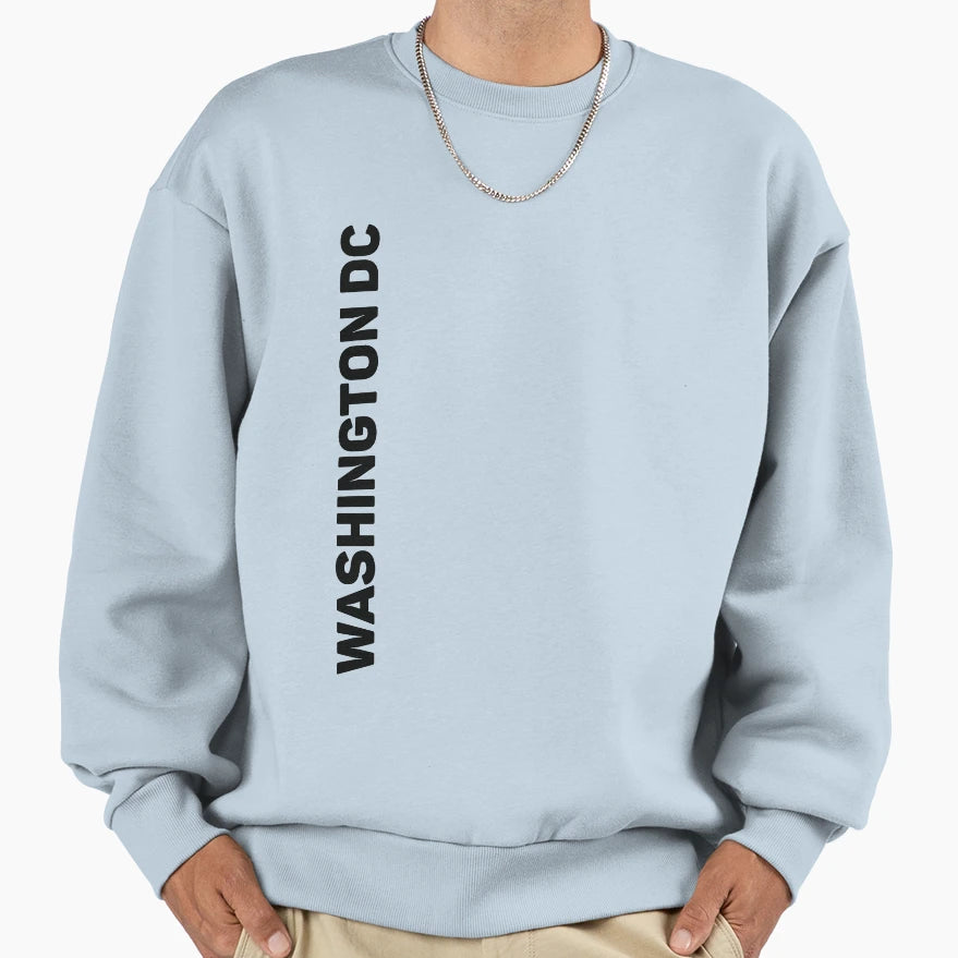 Washington D C Sweatshirt - Minimalist Print Unisex - T-Shirt, Sweatshirt, Hoodie