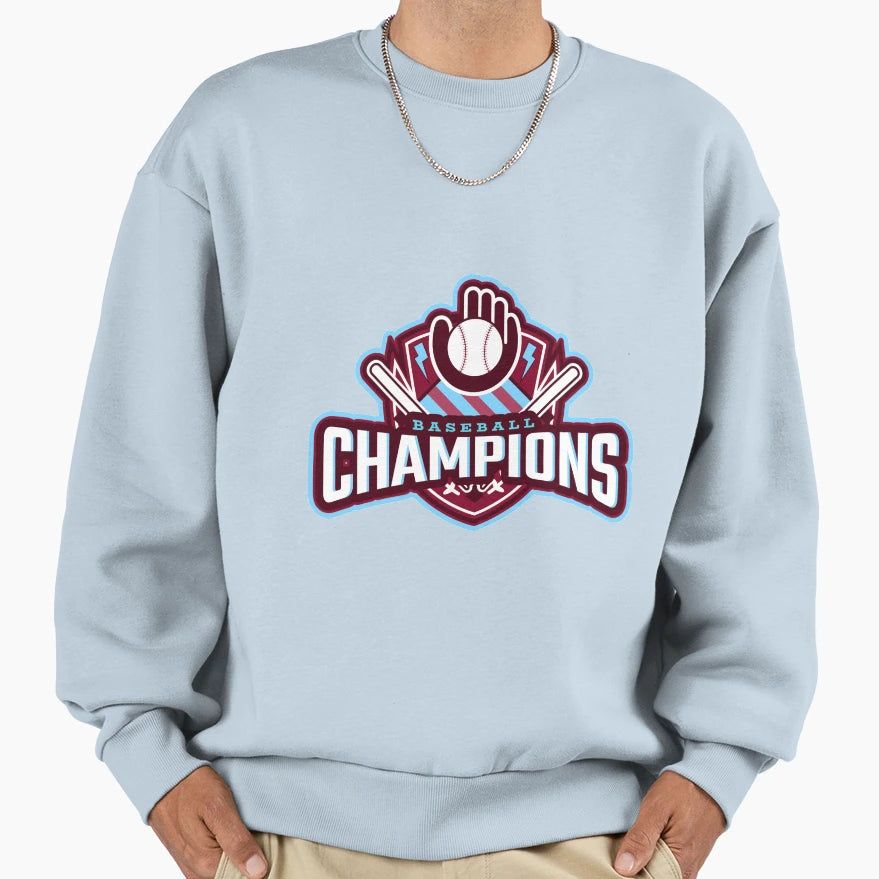 Baseball Champions Sweatshirt - Unique Graphic for Adults - T-Shirt, Sweatshirt, Hoodie