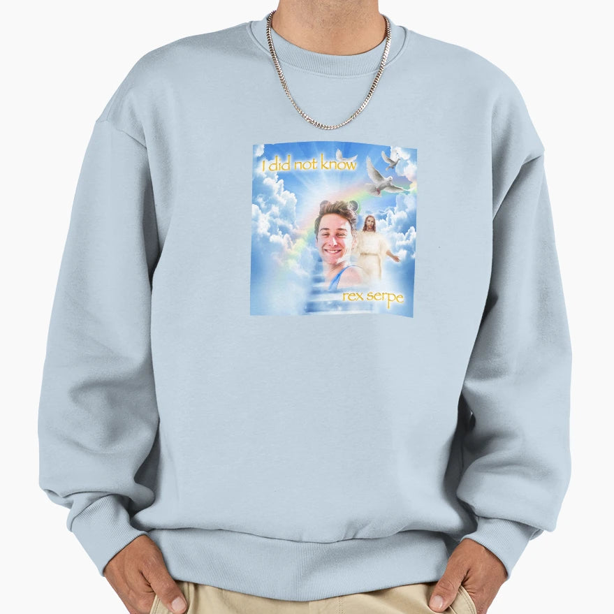 I Did Not Know Rex Serpe Sweatshirt - Aesthetic Graphic for Adults - T-Shirt, Sweatshirt, Hoodie