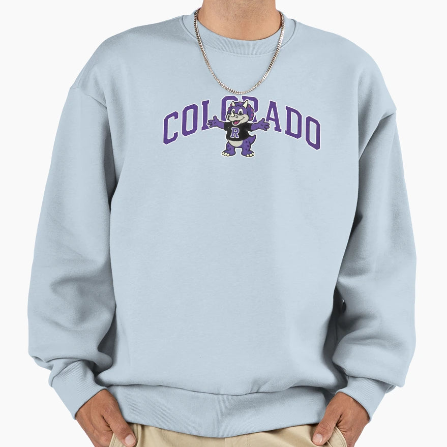 Funny Purple Dinosaur Gift Sweatshirt - Novelty Apparel Unisex - T-Shirt, Sweatshirt, Hoodie