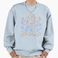 Colorado Columbine State Flower Doodle T-Shirt - Trendy Graphic Unisex - T-Shirt, Sweatshirt, Hoodie