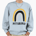 Pittsburgh Rainbow Sweatshirt - Novelty Apparel for Adults - T-Shirt, Sweatshirt, Hoodie