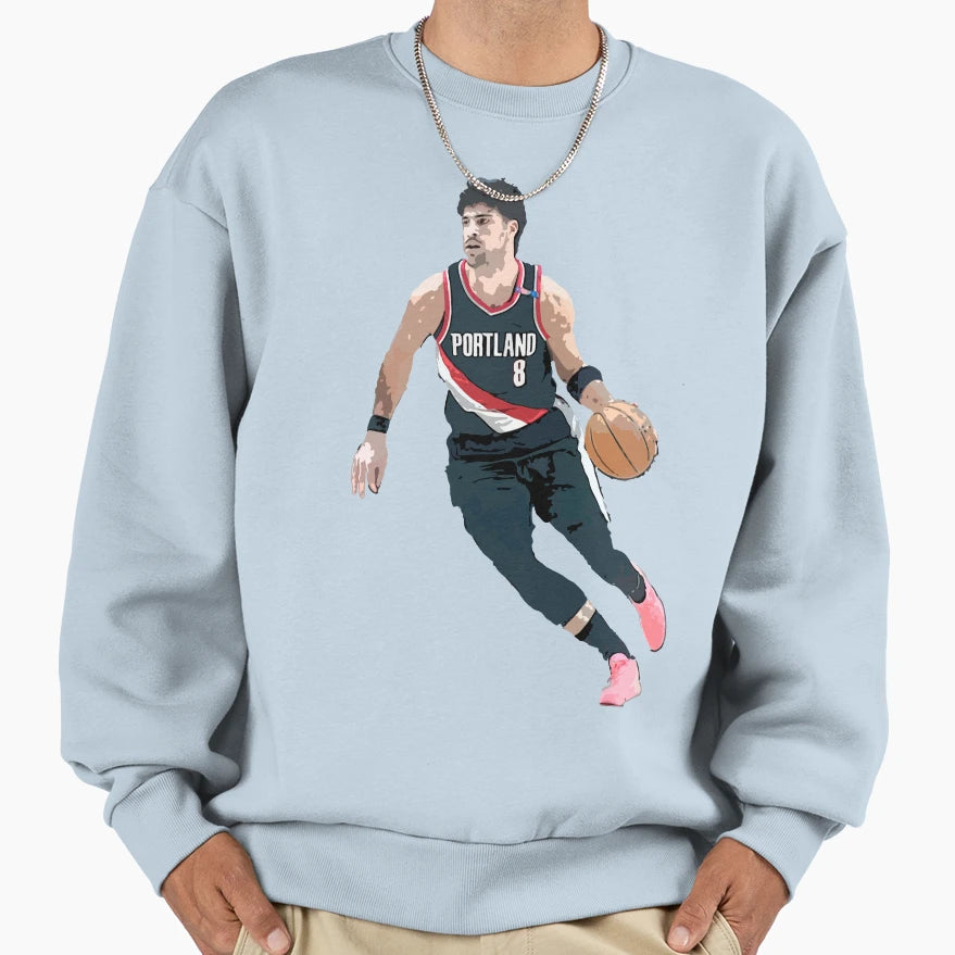Deni Avdija Sweatshirt - Novelty Apparel Unisex - T-Shirt, Sweatshirt, Hoodie
