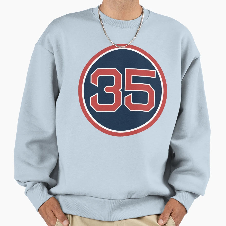 Rickey Henderson 35 Jersey Number Sweatshirt - Minimalist Print Unisex - T-Shirt, Sweatshirt, Hoodie