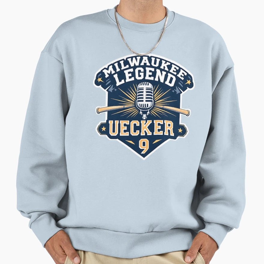 Legendary Bob Uecker Milwaukees Pride Sweatshirt - Trendy Graphic Unisex - T-Shirt, Sweatshirt, Hoodie