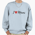 I Love Miami Sweatshirt - Custom Art Print Men Women - T-Shirt, Sweatshirt, Hoodie