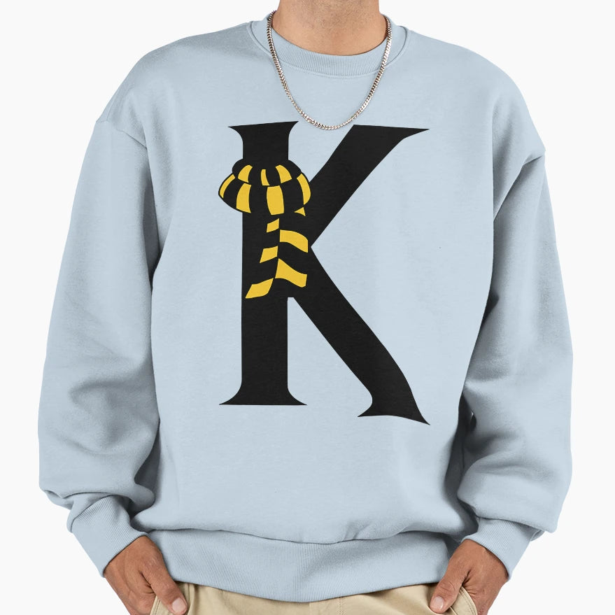Letter K Huffle Harry Magic School Sweatshirt - Fun Novelty Design Unisex - T-Shirt, Sweatshirt, Hoodie