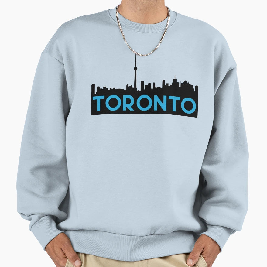 Toronto Skyline Sweatshirt - Minimalist Print Men Women - T-Shirt, Sweatshirt, Hoodie