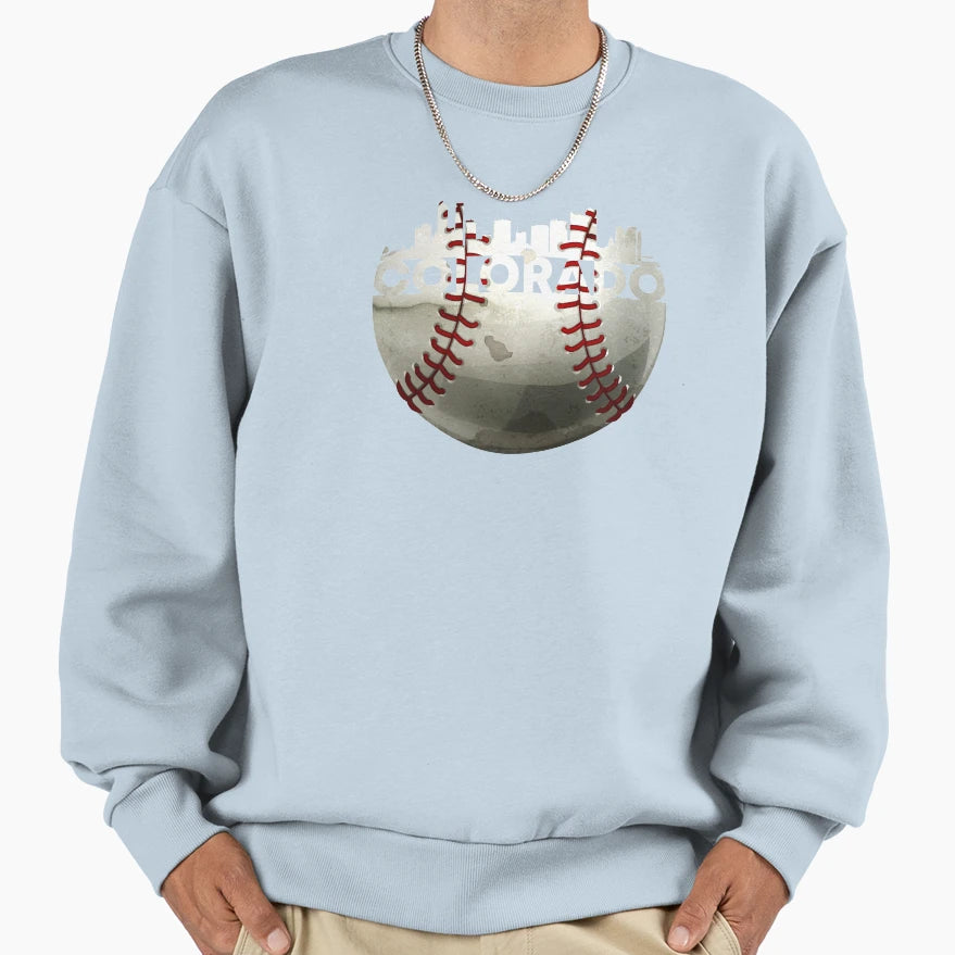 Outstanding Colorado Baseball Sweatshirt - Aesthetic Graphic Men Women - T-Shirt, Sweatshirt, Hoodie