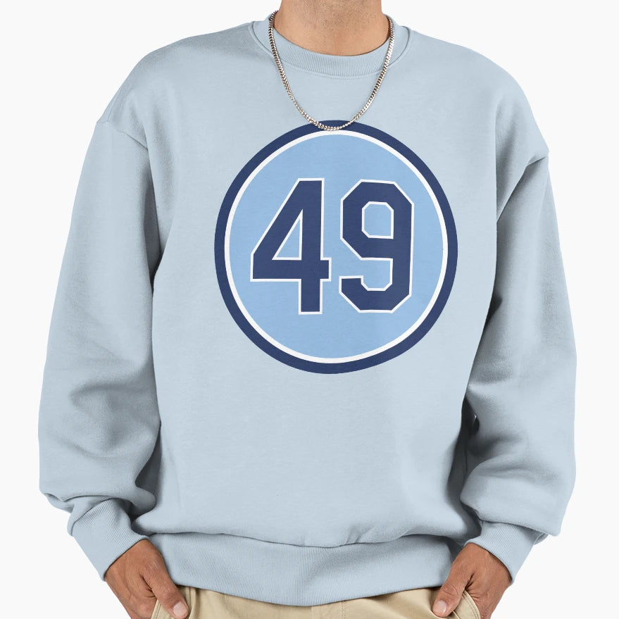 Brendan Mckay 49 Jersey Number Sweatshirt - Custom Art Print for Adults - T-Shirt, Sweatshirt, Hoodie