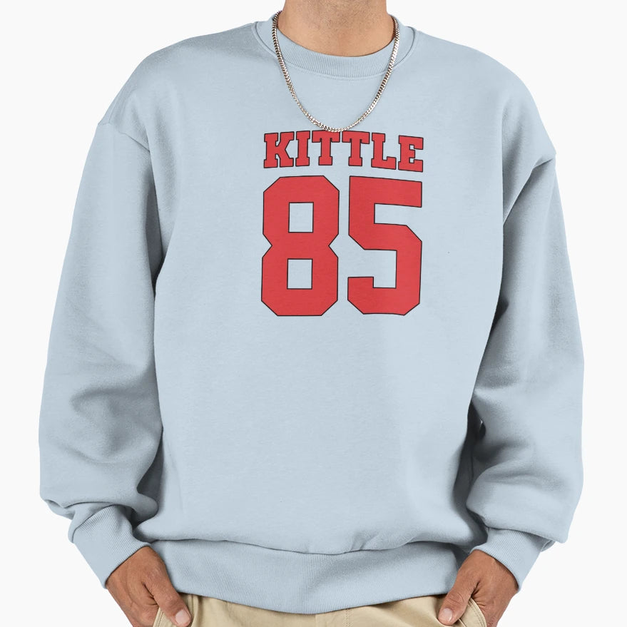 Kittle 85 Sweatshirt - Aesthetic Graphic Men Women - T-Shirt, Sweatshirt, Hoodie