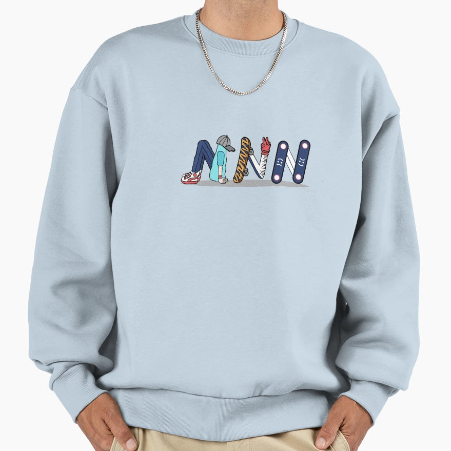 Nanon Korapat Triple N Sweatshirt - Fun Novelty Design for Adults - T-Shirt, Sweatshirt, Hoodie