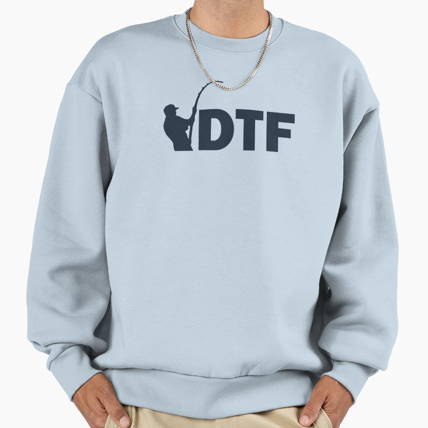 Dtf Down To Fish Sweatshirt - Casual Everyday Wear for Adults - T-Shirt, Sweatshirt, Hoodie