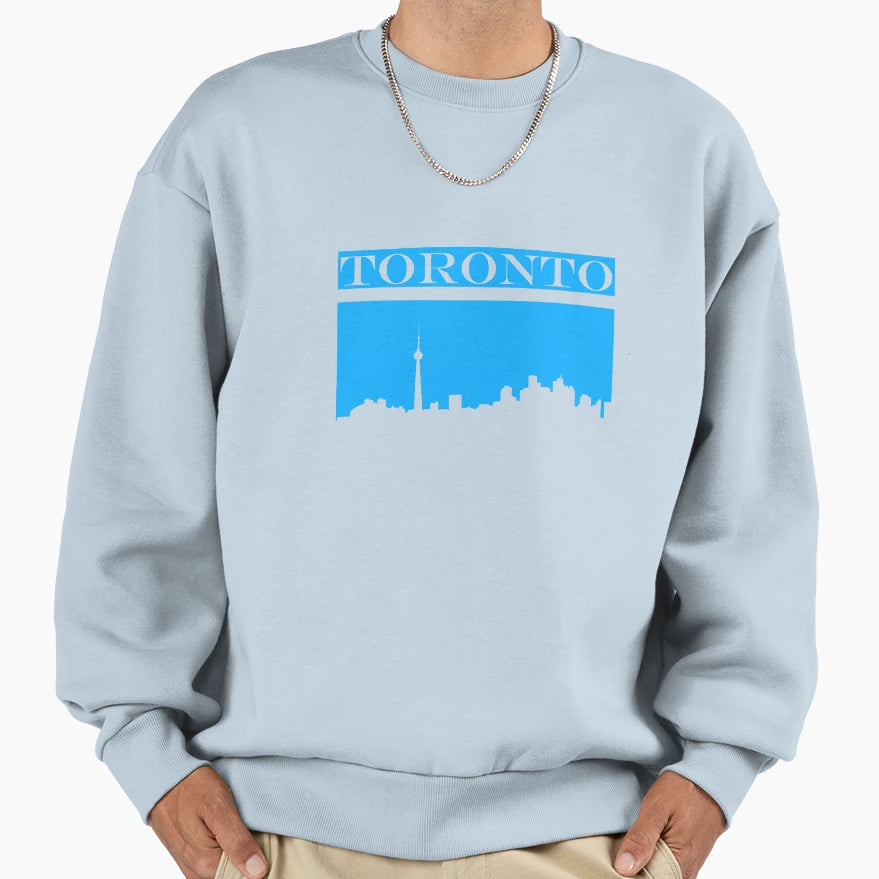 Toronto Skyline Sweatshirt - Graphic Print Unisex - T-Shirt, Sweatshirt, Hoodie